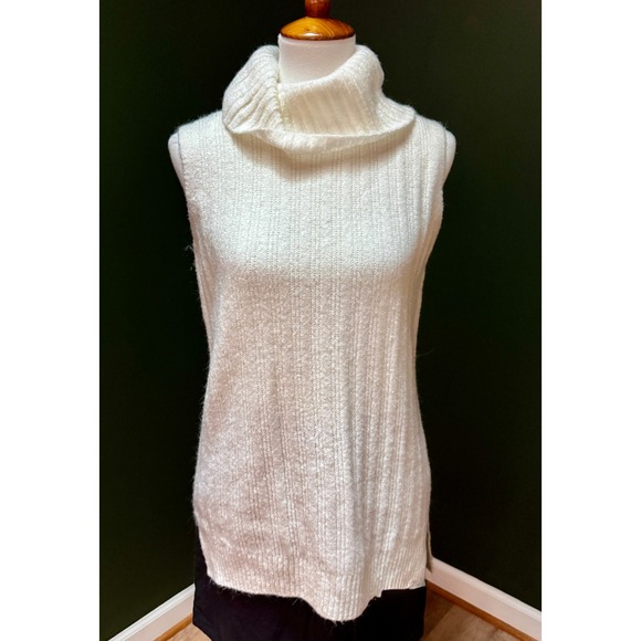 The Limited Cream Sleeveless Cowl Neck Tunic Women's Size M - Picture 1 of 11